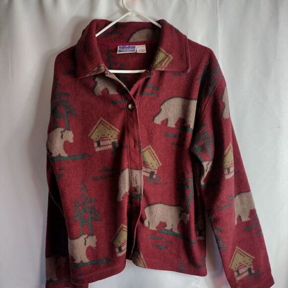Vintage Northcrest fleece shirt jacket - Picture 1 of 5